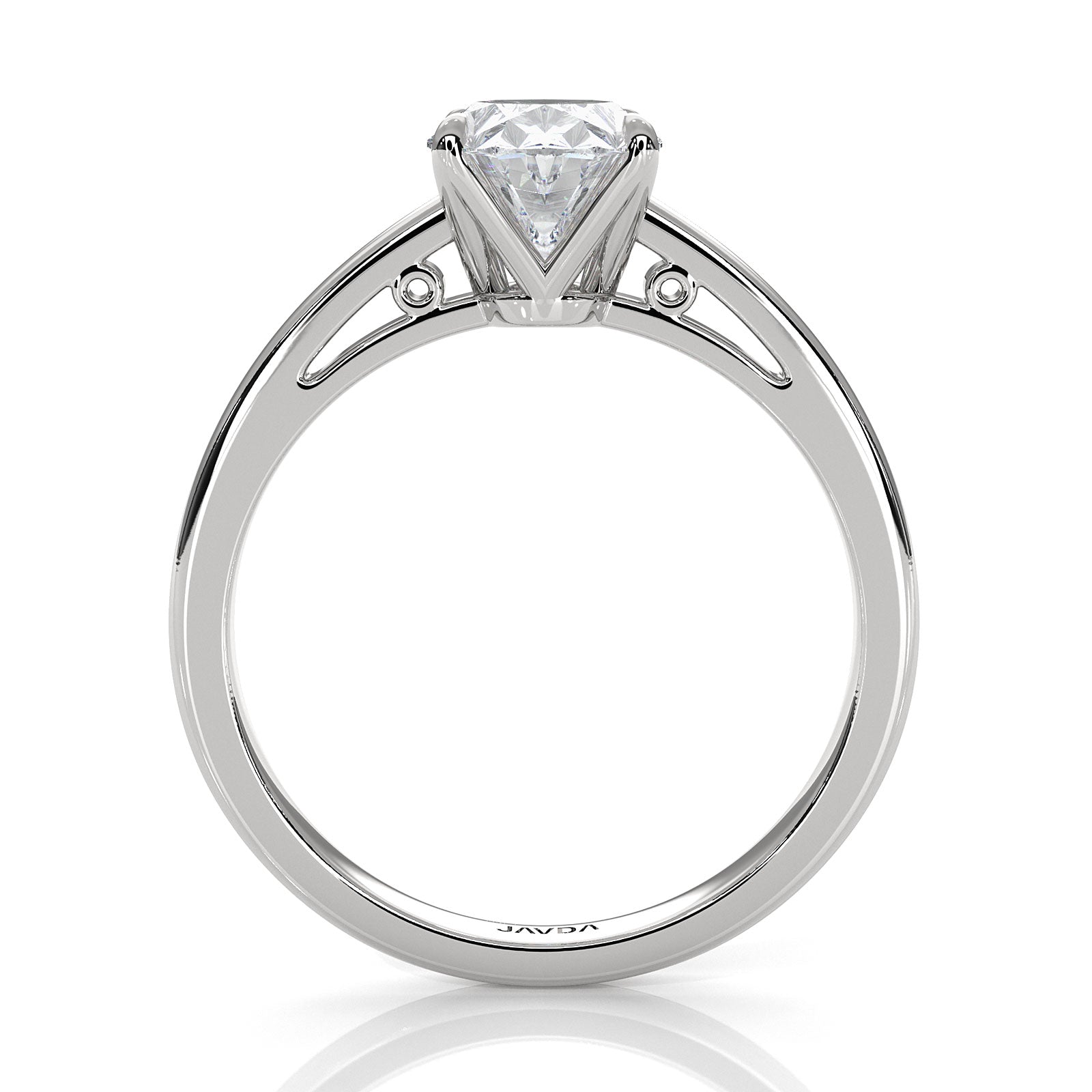 4.5g Lab Grown Diamond 6 Prong Solitaire Engagement Setting IGI Certified Ring 1.00 Ctw.